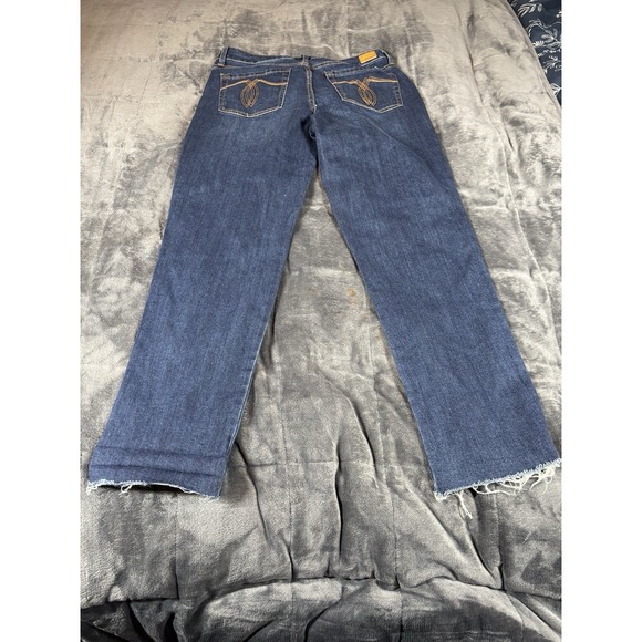 Seven7 Jeans Women's Size 4 Blue Dark‎ Wash Weekend Easy Fit Boyfriend - Picture 8 of 10